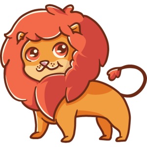 Niedlicher süßer Löwe