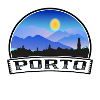 Porto Portugal Skyline Vintage Sunset Travel Souve
