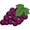 Grapes Fruits Kawaii Grapes