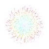 Psychedelic Rainbow Shine Sun