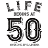 50 birthday - 50 years old