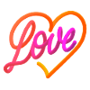 Love LOVE love Herz Design