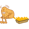 French fries poop potato