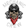 MECHANIC CREW - Biker Skull