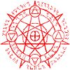 Wicca Protection Sigil (Red)