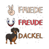 Dackel Friede Freude Dackel