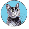 So Shiny! Blue kitty ball