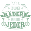 Einradfahrer fahren Einrad auf Unicycle