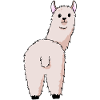 Alpaca cool llama butt
