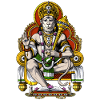 Psychedelic Hindu God Hanuman