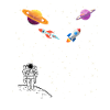 Space Space Missiles Spatial Astronaute