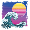Synthwave Japan Wave