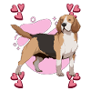 Beagle Heart Design