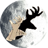 Shadow Figure Hands Deer