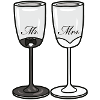 Wedding glasses