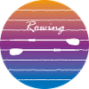 Rowing into the sunset