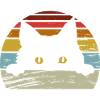 black cat face