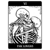 Okkult Tarotkarte Goth Grunge Gothic Punk Metal