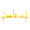 Dortmund Ruhrpott Skyline Heartbeat