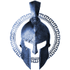 spartan casque symbole guerrier gladiateur