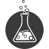Symbole Scientifique Chimie Flask icône Logo