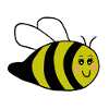 Cute Wholesome Honey Bee