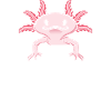 Axolotl dans la poche Kawaii