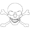 Skull and crossed bones