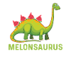 Wassermelone Dinosaurier Geschenk
