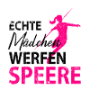 Speerwurf Speerwerfen Speerwerfer Damen