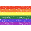 Regenbogen Flagge für Toleranz