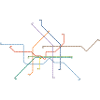 U Bahn Network Map Berlin Souvenir Gift