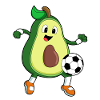 Avocado Football Football Soccer