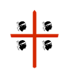 Sardinia Flag Sardinia retro