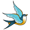 Swallow tattoo