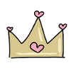 Crown Hearts Heart