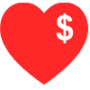 Dollar Heart