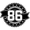 86 Number Emblem