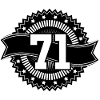 71 Number Emblem