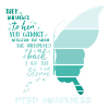 Jeg er stormen Ptsd Awareness Butterfly