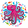 Pink octopus