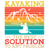 Kayaking The Best Solution Retro