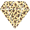 Motif léopard diamant