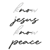 know jesus know peace