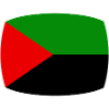 Martinique drapeau rouge vert noir