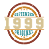 1999 Septembre rétro cadeau