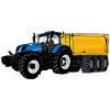 Tracteur - Remorqueur - Agriculteur