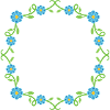 Flowers Wreath Frame