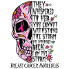 Breast Cancer Awareness Sugar Skull