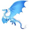 Wasserdrache, blau Dragon
